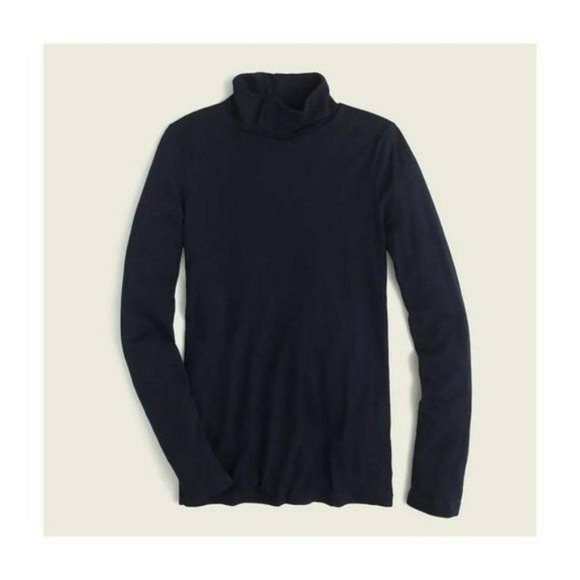 J. Crew Sweaters - 🆕J.Crew Turtleneck - Tissue Turtleneck in Navy